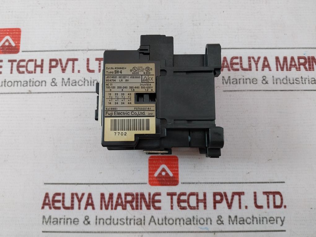 Fuji Electric Sh-4 Contactor Relay 200V 50Hz F07666014F Bs4794 Vde0660