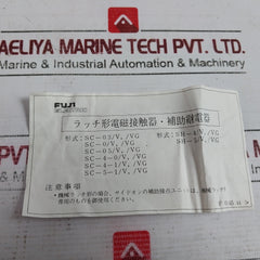 Fuji Electric Sh-4/V Auxiliary Relay Latch Unit Assy 100-110V 60Hz Vde0660
