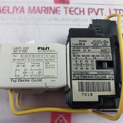Fuji Electric Sh-4/V Auxiliary Relay Latch Unit Assy 100-110V 60Hz Vde0660