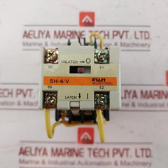 Fuji Electric Sh-4/V Contact Auxiliary Relay A600 Q300 Ac Dc 100-110V Iec 337-1