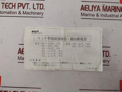 Fuji Electric Sh-4/V Contact Auxiliary Relay A600 Q300 Ac Dc 100-110V Iec 337-1