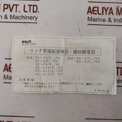 Fuji Electric Sh-4/V Contact Auxiliary Relay A600 Q300 Ac Dc 100-110V Iec 337-1
