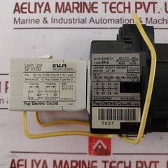 Fuji Electric Sh-4/V Contact Auxiliary Relay A600 Q300 Ac Dc 100-110V Iec 337-1
