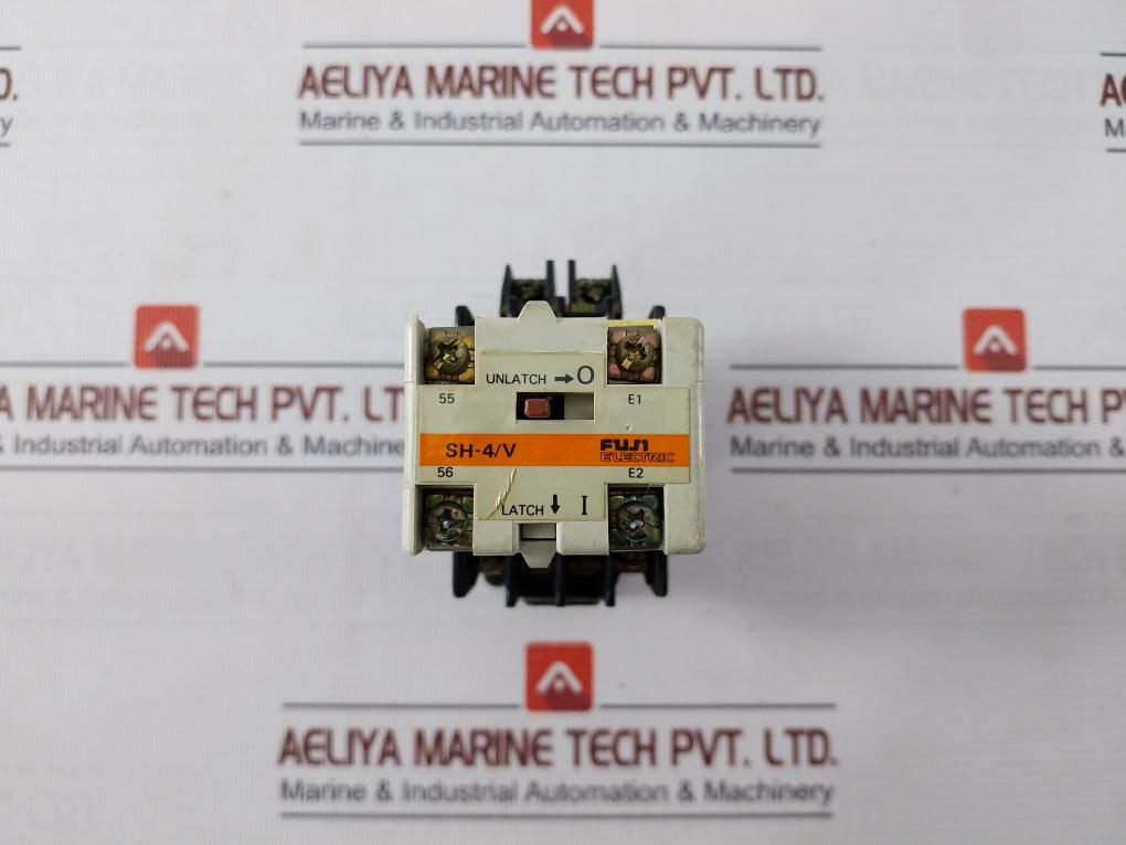 Fuji Electric Sh-4/V Contact Auxiliary Relay Latch Unit Sz-v200 200-220V 10A