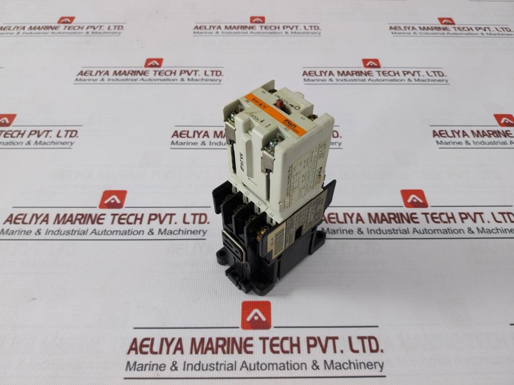 Fuji Electric Sh-4/V Contact Auxiliary Relay Latch Unit Sz-v200 200-220V 10A
