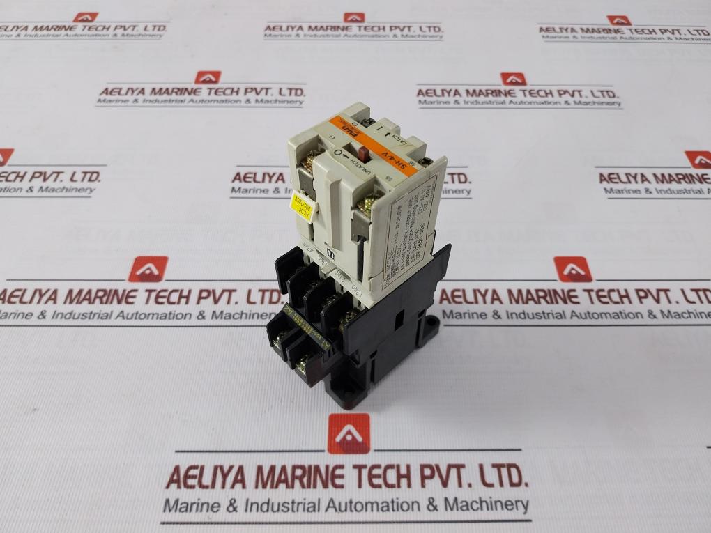 Fuji Electric Sh-4/V Contact Auxiliary Relay Latch Unit Sz-v200 200-220V 10A