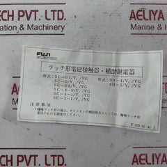 Fuji Electric Sh-4/V Contactor Auxiliary Relay 100-110V Coil 4No3Nc