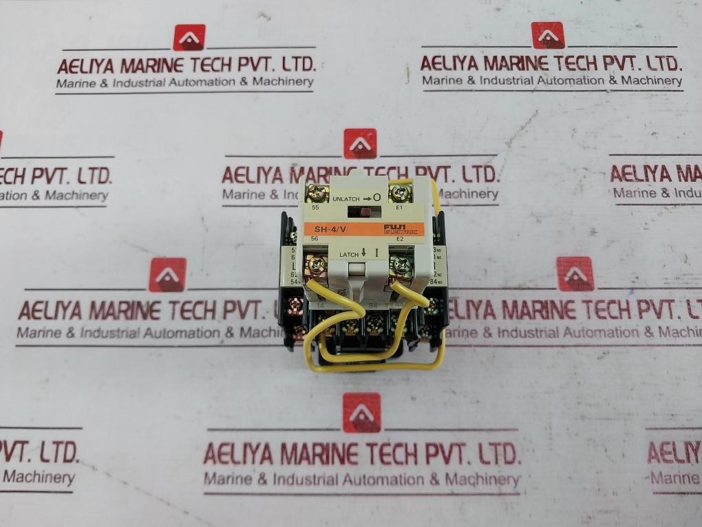 Fuji Electric Sh-4/V Contactor Auxiliary Relay 100-110V Coil 4No3Nc