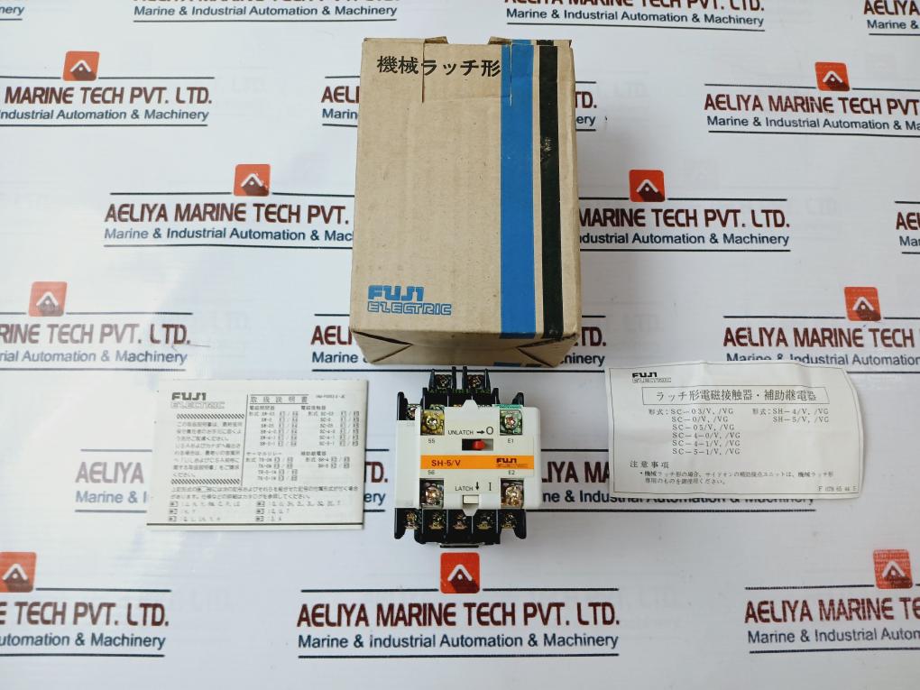 Fuji Electric Sh-5/V Latch Type Magnetic Contactor 50/60Hz