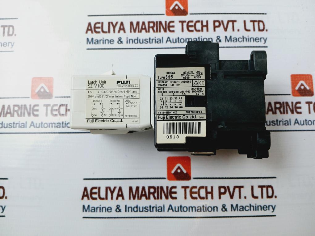 Fuji Electric Sh-5/V Latch Type Magnetic Contactor 50/60Hz