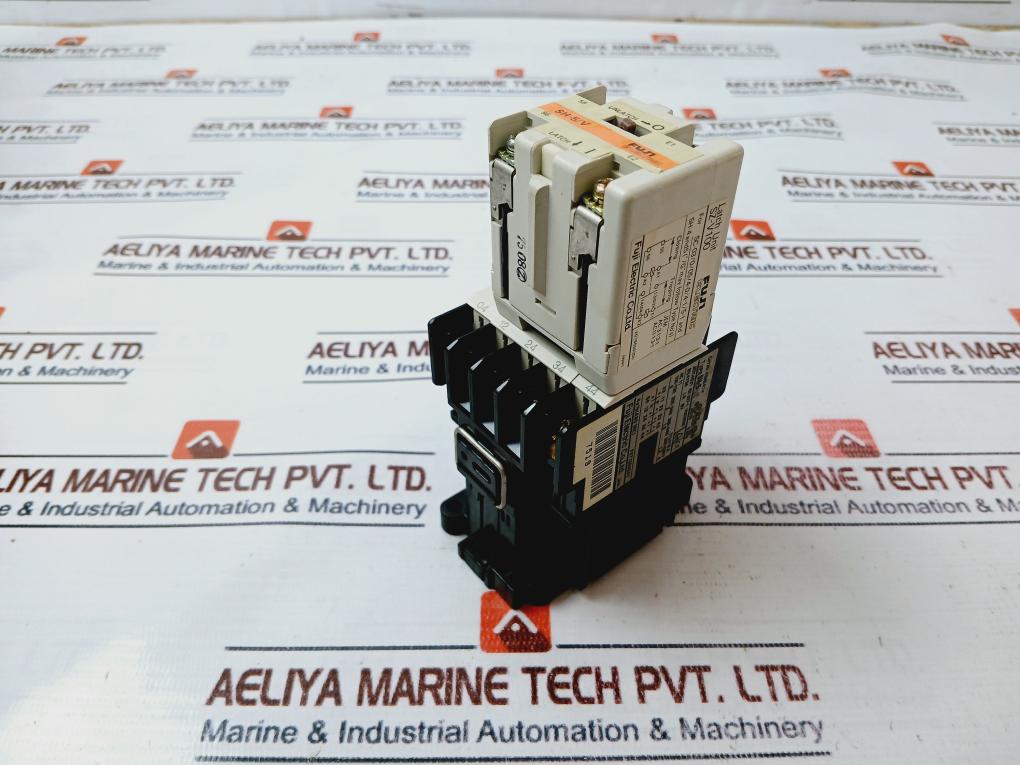 Fuji Electric Sh-5/v Latch Type Magnetic Contactor With Auxiliary Relay Sz-v100