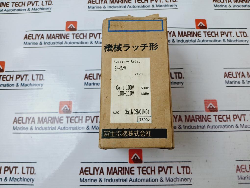 Fuji Electric Sh-5/v Latch Type Magnetic Contactor With Auxiliary Relay Sz-v100