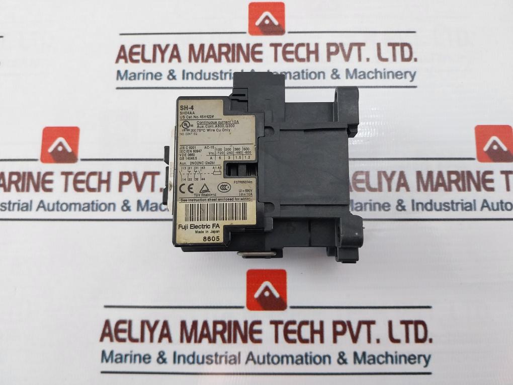 Fuji Electric Sh04Aa Contactor 100-110V 50Hz 4Sh422