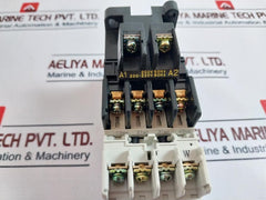 Fuji Electric SH04AA Relay With F07666034G Auxiliary Contact Block 200-220v 60hz