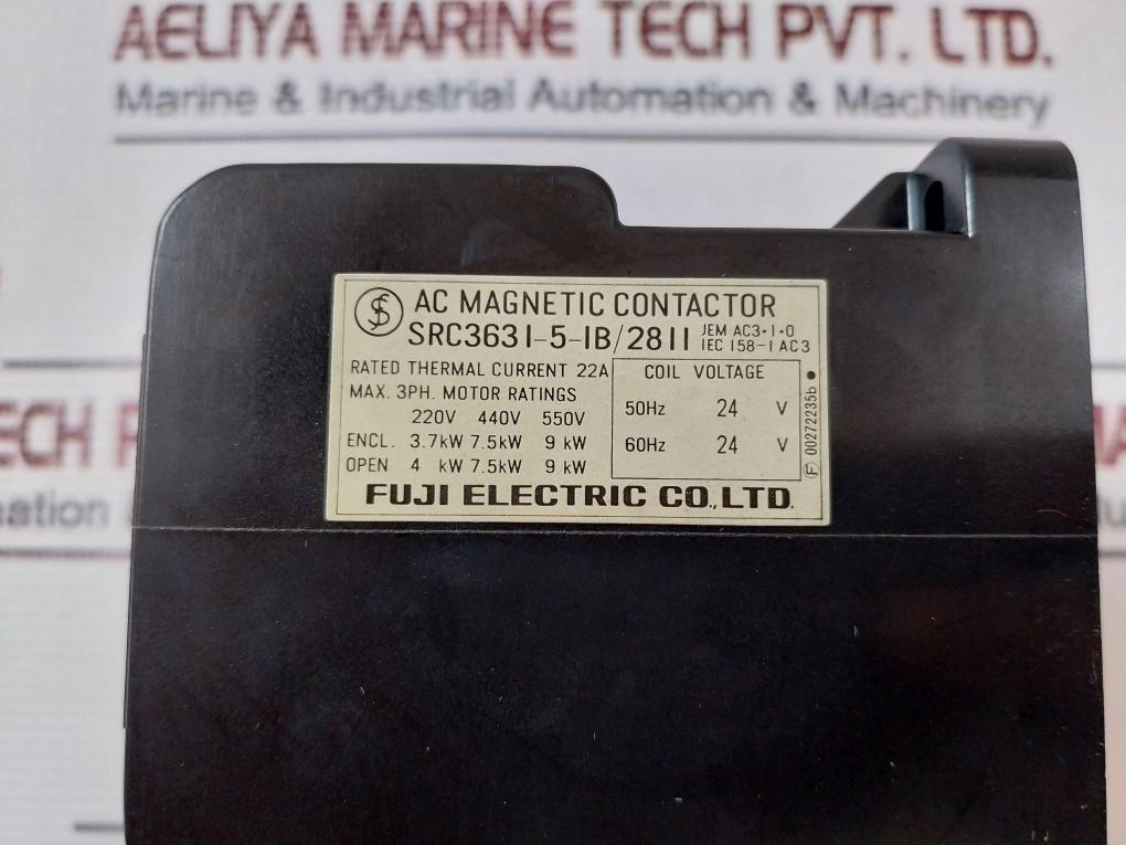 Fuji Electric Src3631-5-1b/2811 Magnetic Contactor 550v 22a