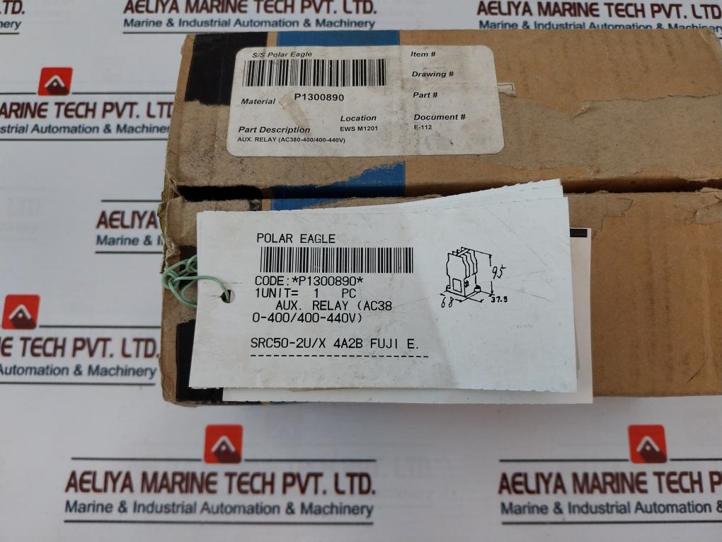Fuji Electric Src50-2U/X (4A2B) Auxiliary Relay 380-440V 50/60Hz