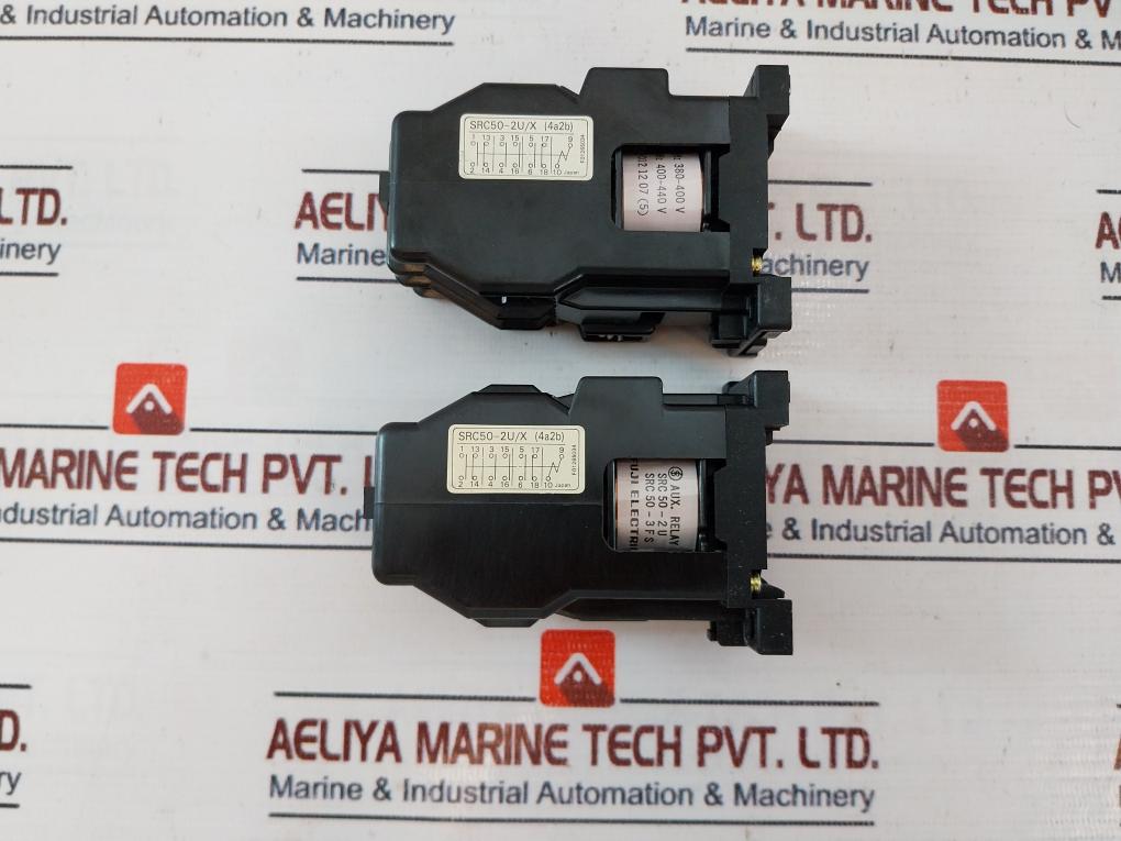 Fuji Electric Src50-2U/X (4A2B) Auxiliary Relay 380-440V 50/60Hz
