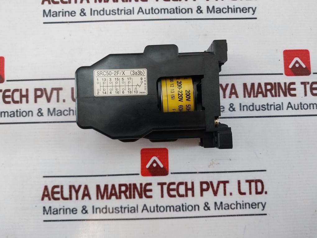 Fuji Electric Src50-2F/X (3A3B) Auxiliary Relay 200-220V 60Hz