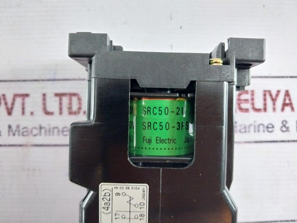 Fuji Electric Src50-2U/X (4A2B) Auxiliary Relay 100/100-110V