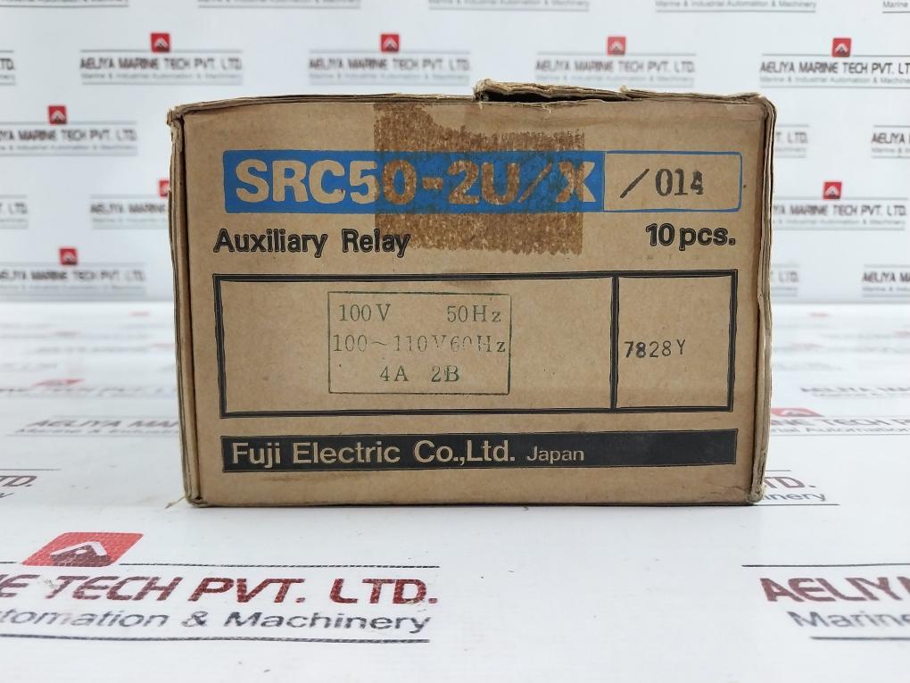 Fuji Electric Src50-2U/X (4A2B) Auxiliary Relay 100/100-110V