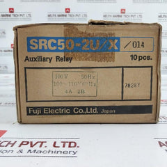 Fuji Electric Src50-2U/X (4A2B) Auxiliary Relay 100/100-110V