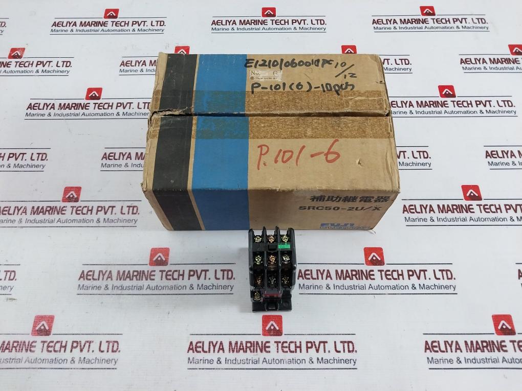 Fuji Electric Src50-2U/X (4A2B) Auxiliary Relay 100/100-110V