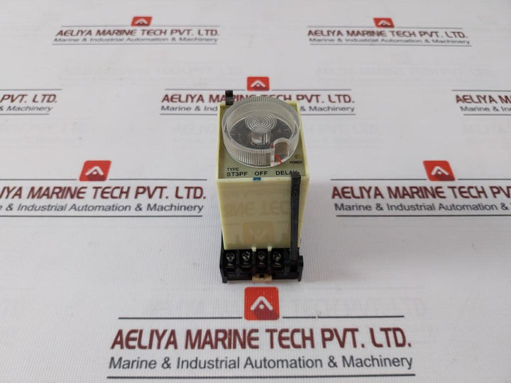 Fuji Electric St3Pf Off Delay Timer With Base 110 Vac 50/60 Hz 5A 300Vac