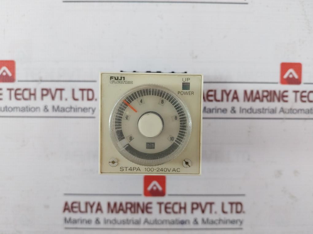 Fuji Electric St4Pa Multi Range Super Timer With Socket Tp48X 0-10 Min 5A