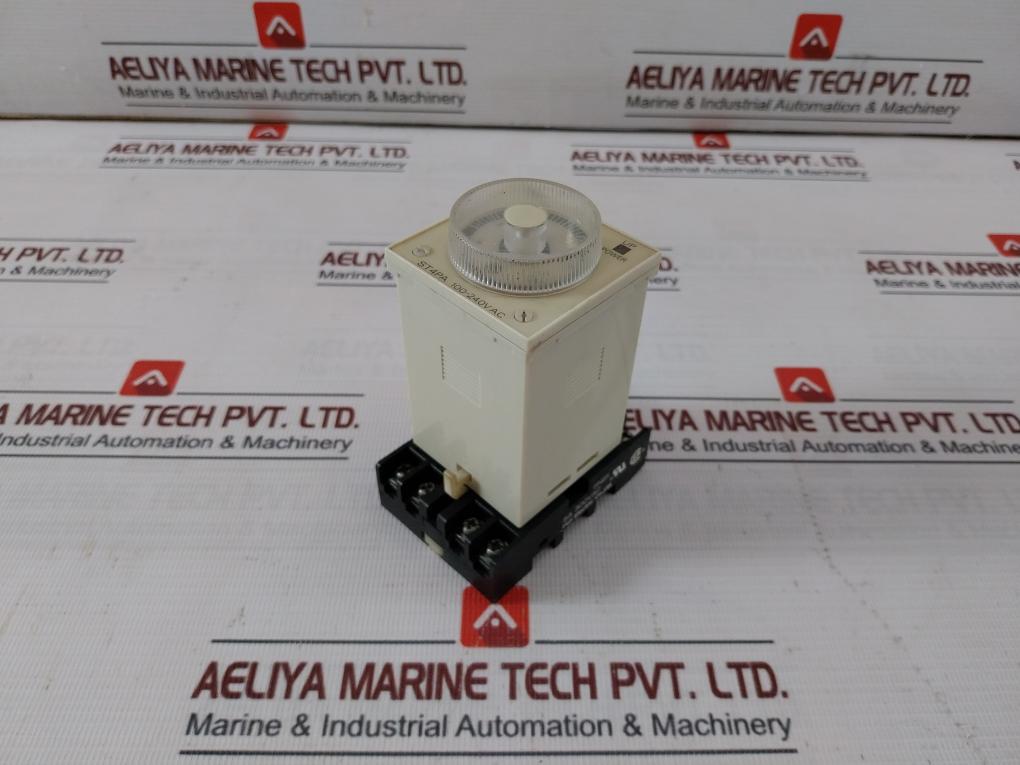 Fuji Electric St4Pa Multi Range Super Timer With Socket Tp48X 0-10 Min 5A