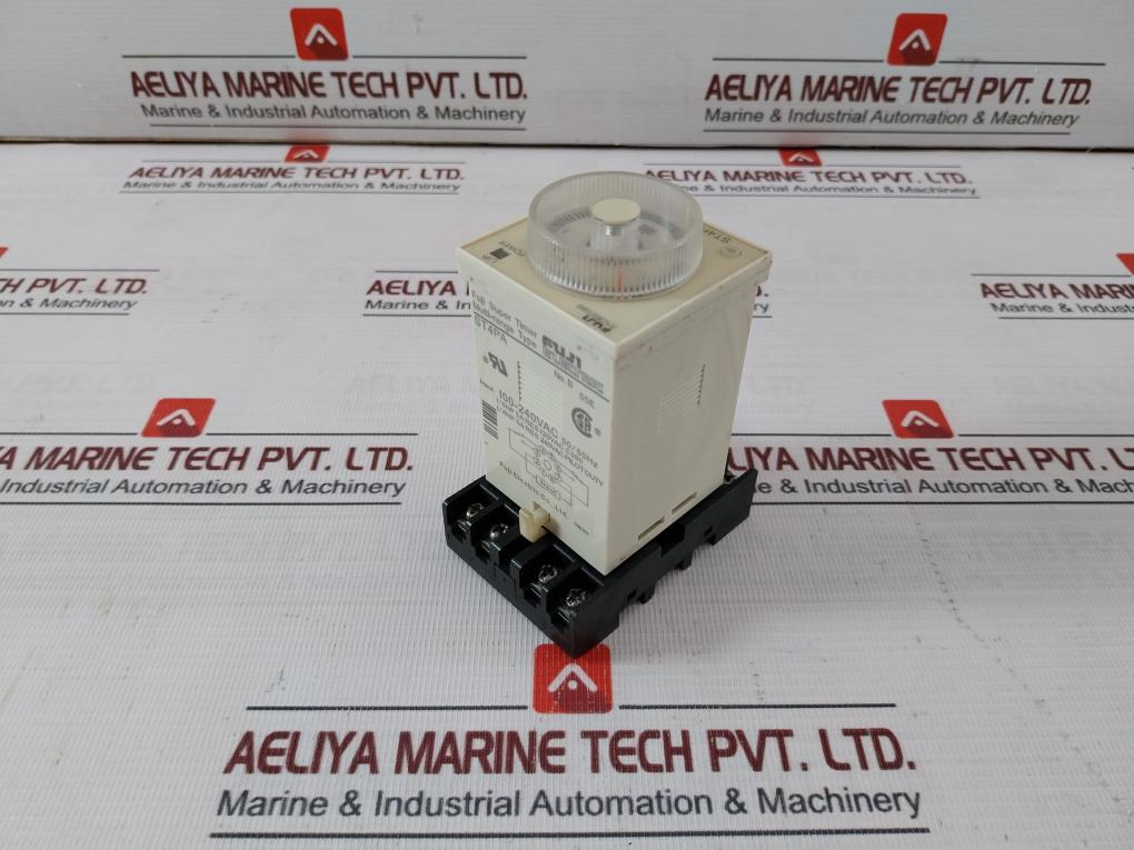 Fuji Electric St4Pa Multi Range Super Timer With Socket Tp48X 0-10 Min 5A