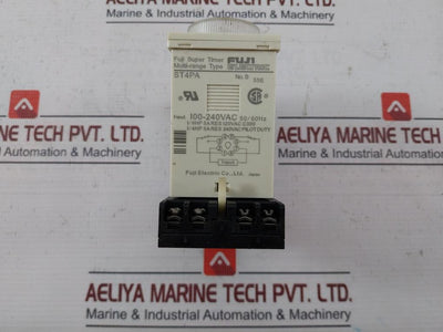 Fuji Electric St4Pa Multi Range Super Timer With Socket Tp48X 0-10 Min 5A