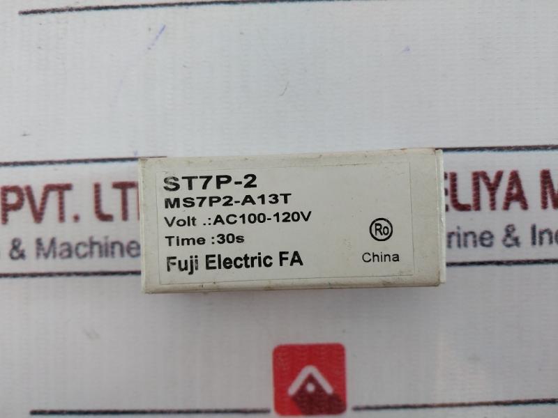 Fuji Electric St7P-2 Timer Relay 0 To 30 Sec