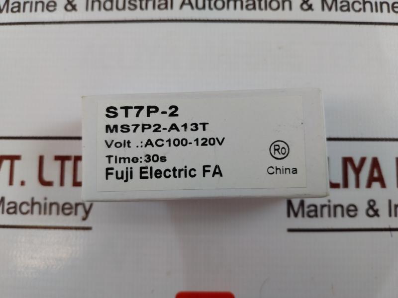 Fuji Electric St7P-2 Timer Relay Ms7P2-a13T Ac100-120V 50/60Hz 150518