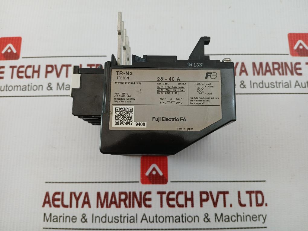 Fuji Electric Thermal Overload Relay 690V/5A Tr-n3