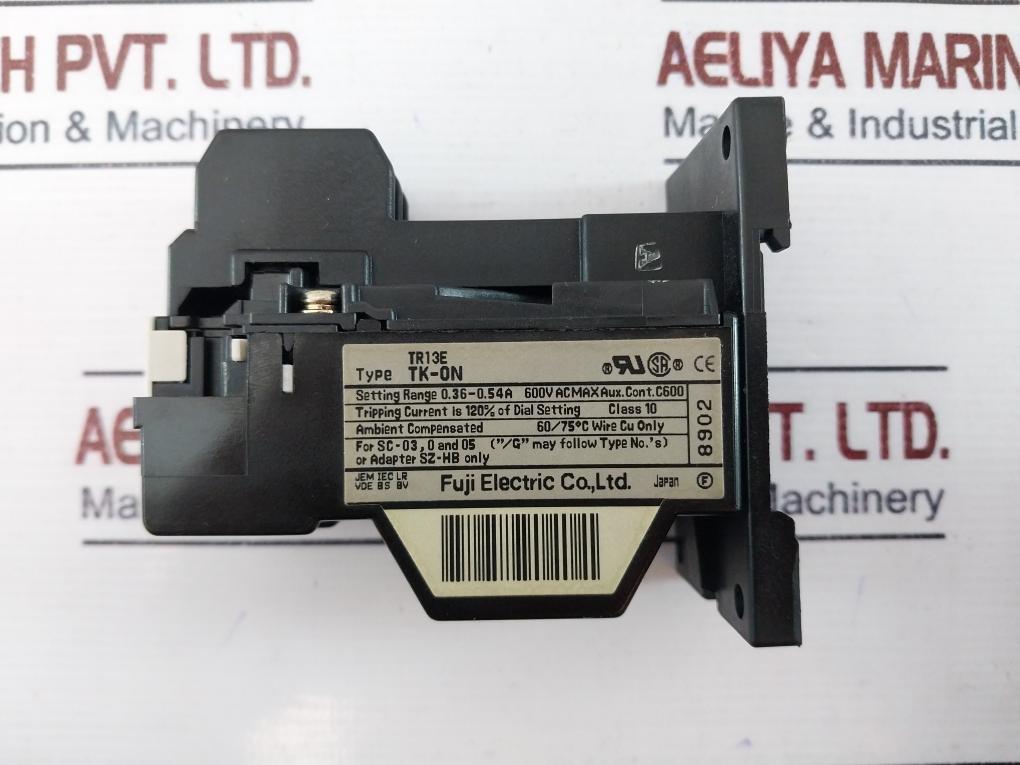 Fuji Electric Tk-0N Thermal Overload Relay 0.36-0.54A