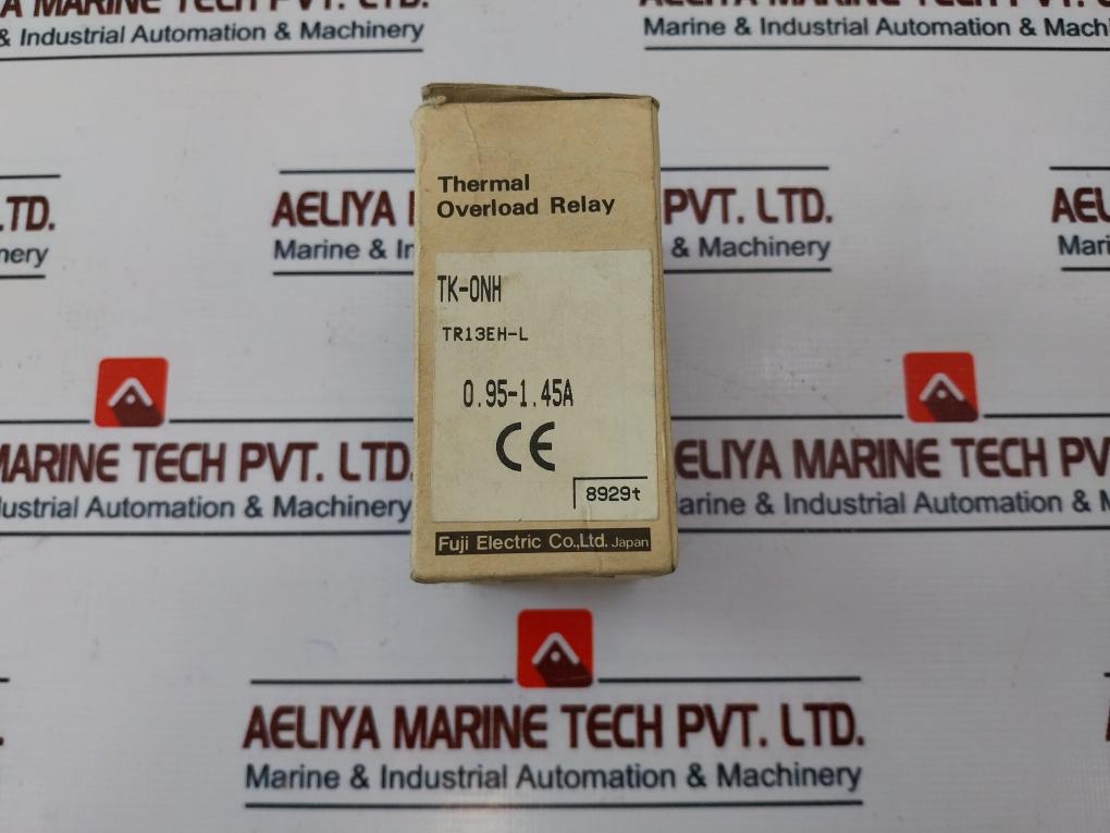 Fuji Electric Tk-0N Thermal Overload Relay 0.95-1.45A 600Vac