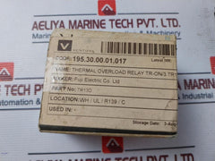 Fuji Electric Tr-0N/3 Thermal Overload Relay Tr13D