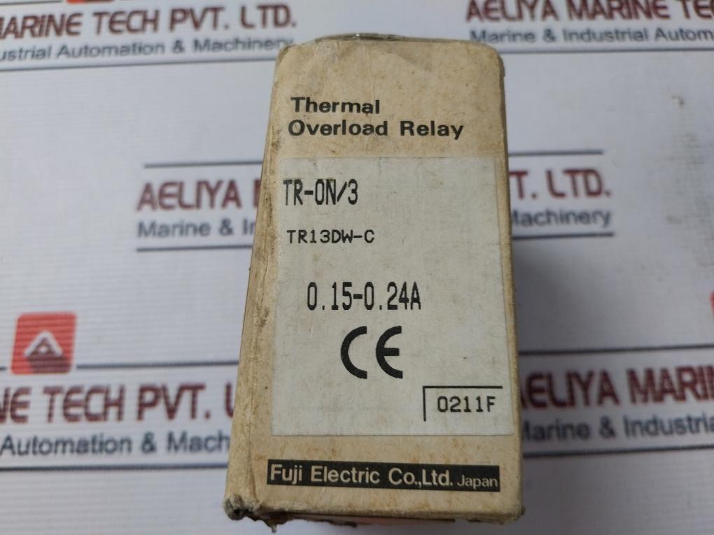 Fuji Electric Tr-0N/3 Thermal Overload Relay Tr13D