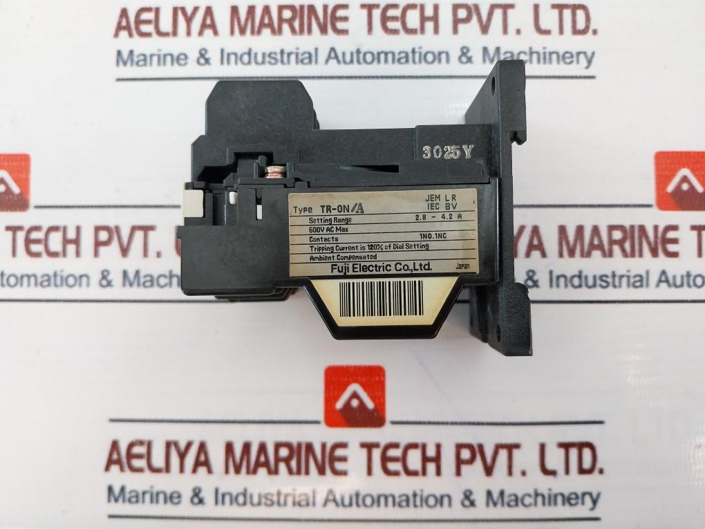 Fuji Electric Tr-0N/A Overload Relay 600Vac