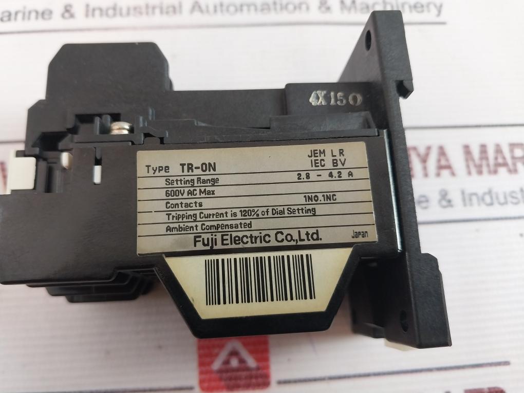 Fuji Electric Tr-0N Thermal Overload Relay 2.8-4.2A