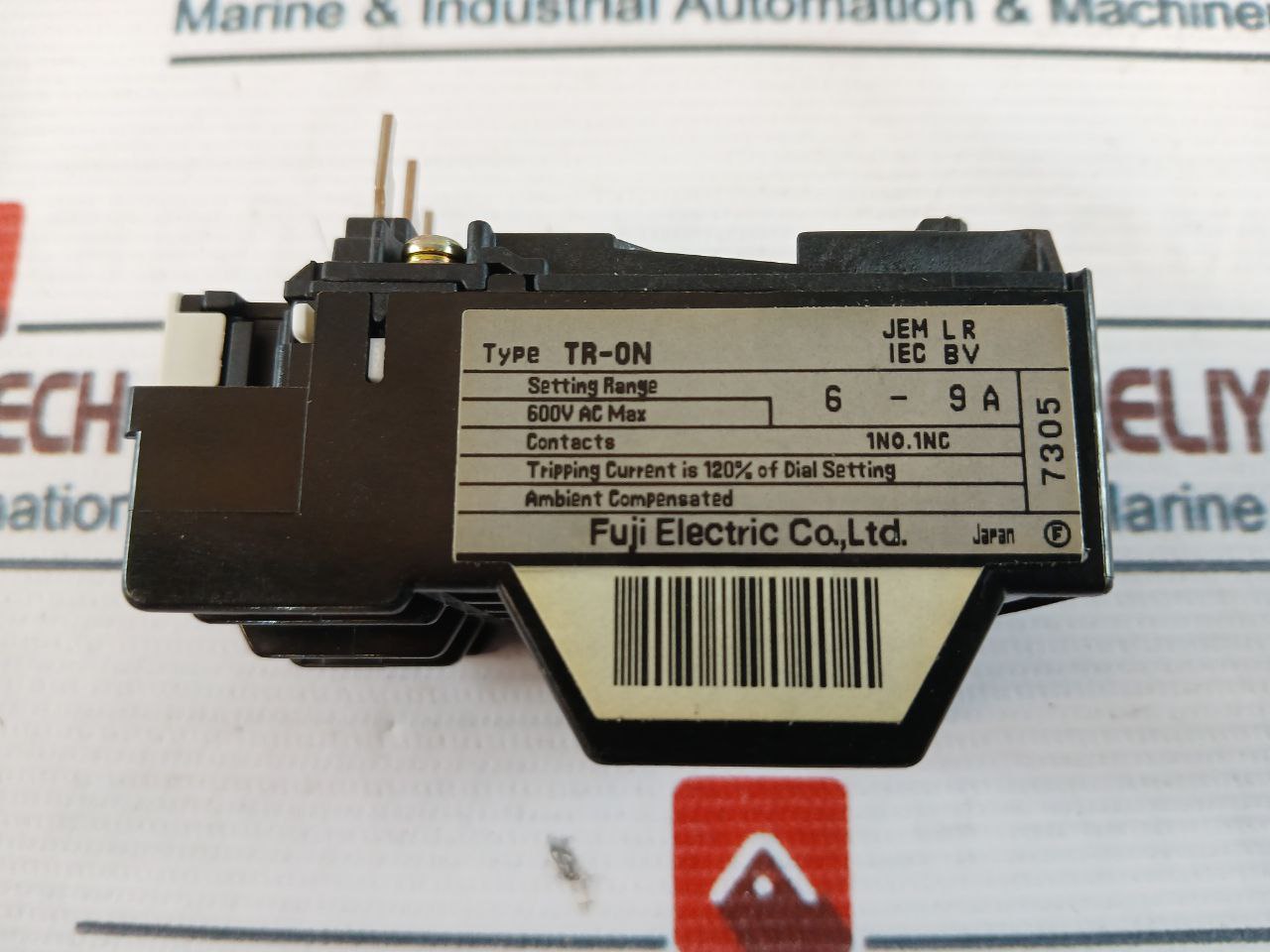 Fuji Electric Tr-0N Overload Relay 6-9 A