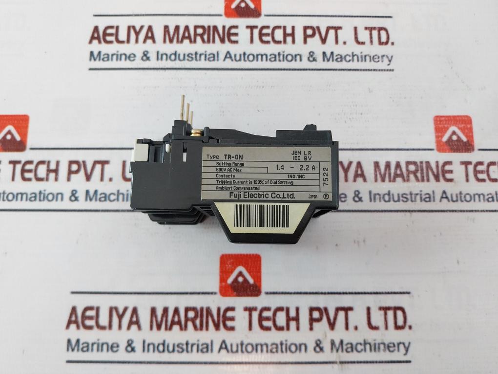 Fuji Electric Tr-0N/Tr-on Thermal Overload Relay 600V 1.4-2.2 A