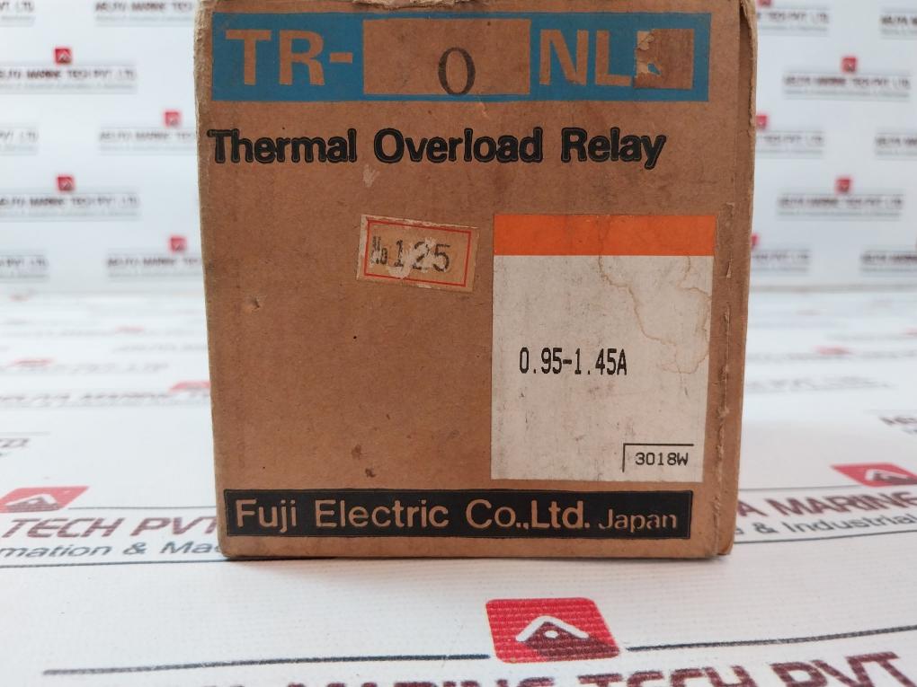 Fuji Electric Tr-0Nl Thermal Overload Relay 0.95-1.45 A 600V