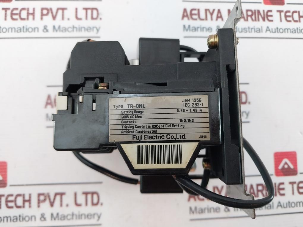 Fuji Electric Tr-0Nl Thermal Overload Relay 0.95-1.45 A