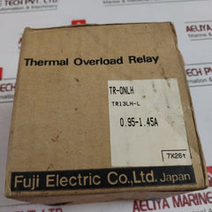 Fuji Electric Tr-0Nl Thermal Overload Relay 600Vac Max 0.95-1.45 Arc
