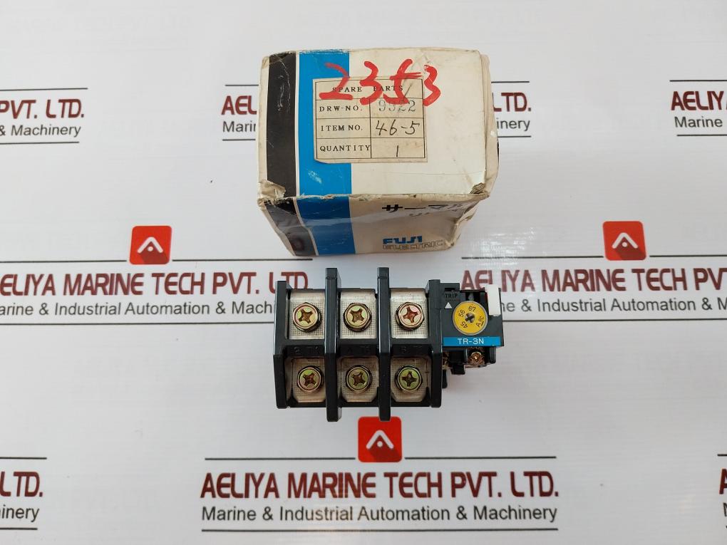 Fuji Electric Tr-3N Thermal Overload Relay 45-67 Arc 9922