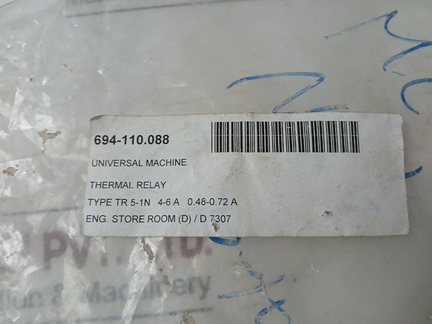 Fuji Electric Tr-5-1N/3 Thermal Overload Relay Class 10 60/75˚C