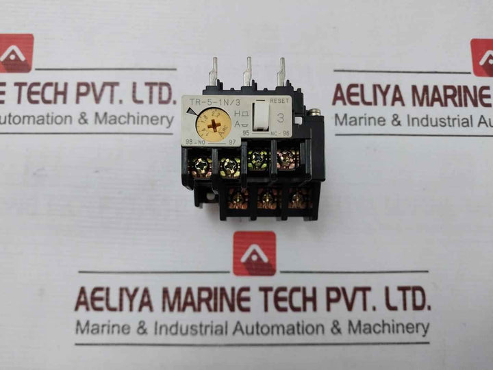 Fuji Electric Tr-5-1N/3 Thermal Overload Relay Tr20D Tr20Dw-m 600Vac