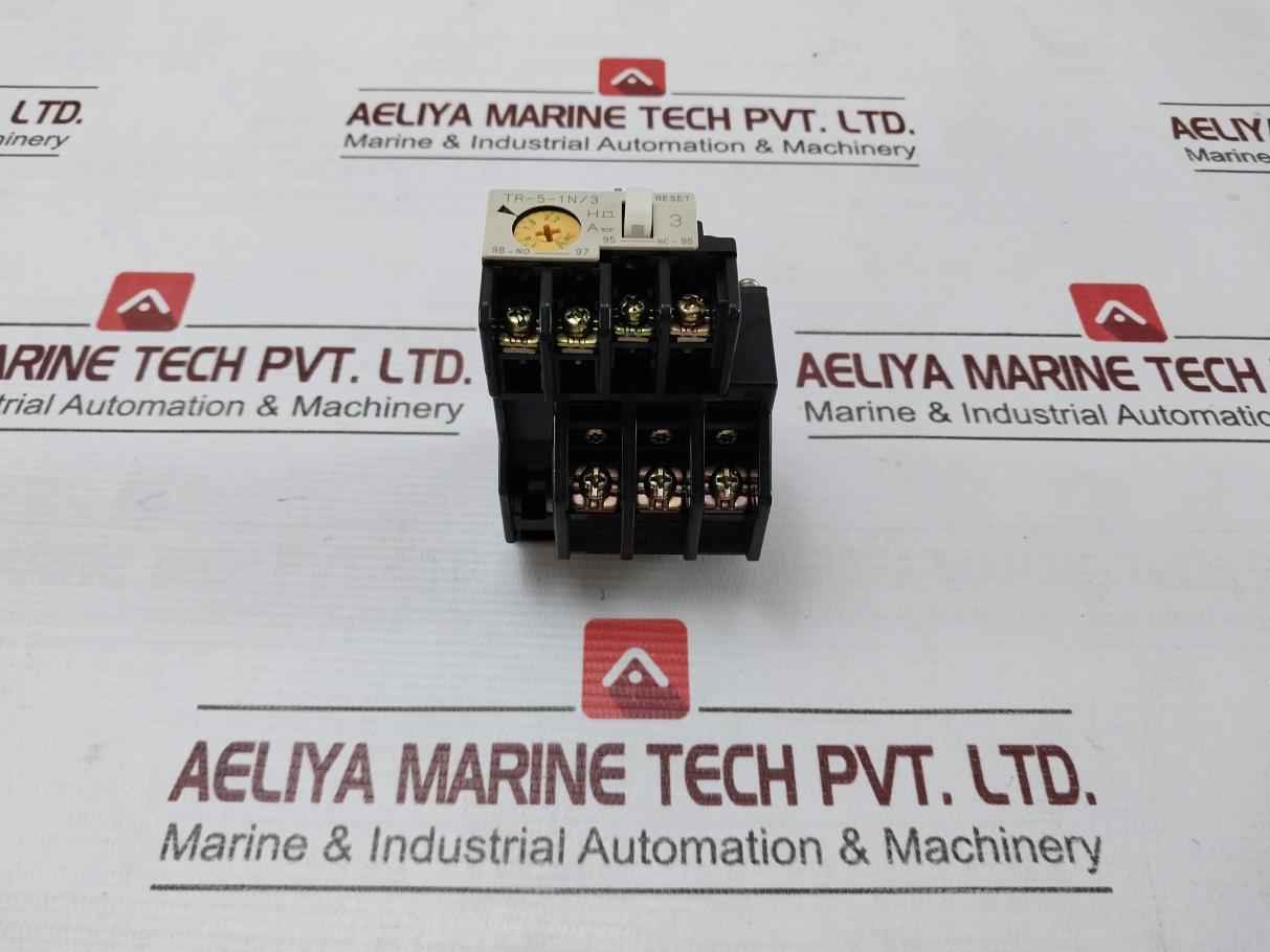 Fuji Electric Tr-5-1N/3 Thermal Overload Relay Tr20D Tr20Dw-m 600Vac