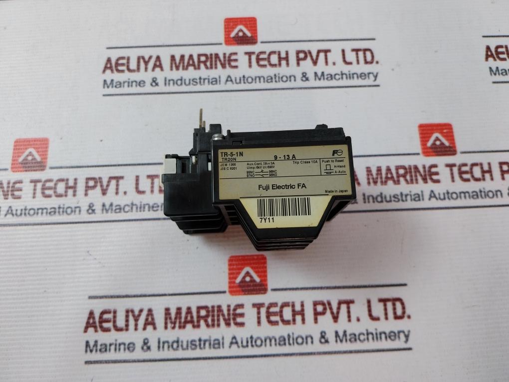 Fuji Electric Tr-5-1N Thermal Overload Relay 690V Tr20N